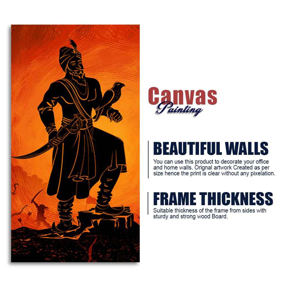 Guru Gobind Singh Canvas Wall Painting - Decor Smart
