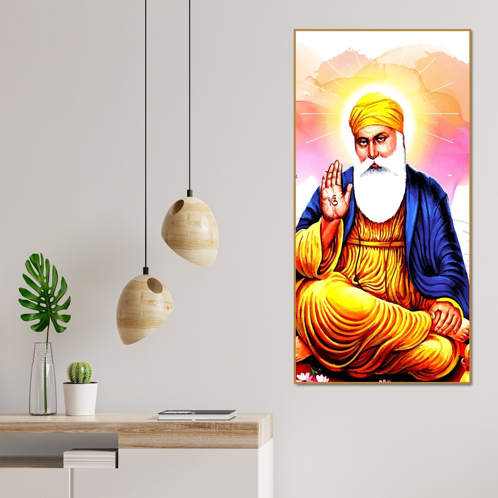 Guru Nanak Dev Canvas Wall Painting - Decor Smart