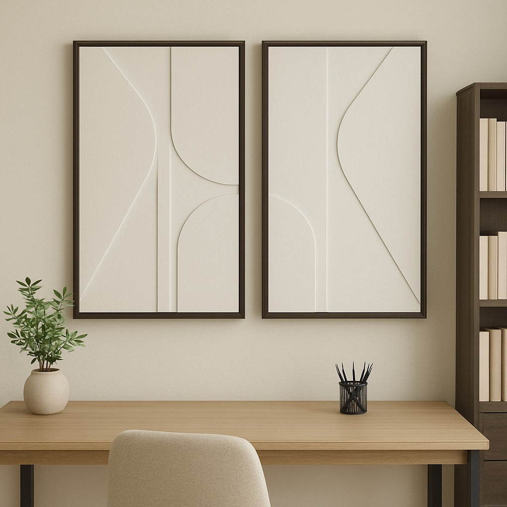 Harmonic Partitions 3D Wall Art Home Decor