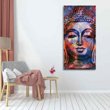 Head of Gautam Buddha Canvas Wall Painting - Decor Smart