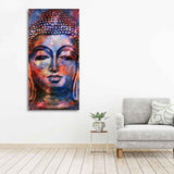 Head of Gautam Buddha Canvas Wall Painting - Decor Smart
