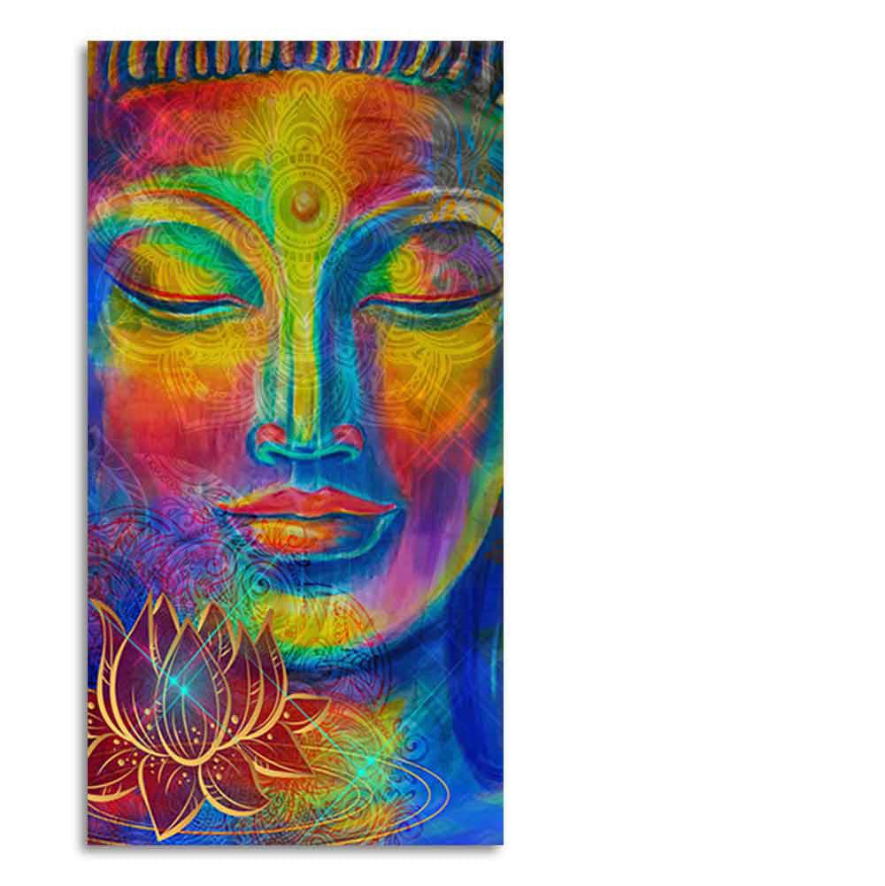 Head of Lord Buddha Canvas Wall Painting - Decor Smart