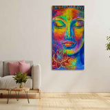 Head of Lord Buddha Canvas Wall Painting - Decor Smart