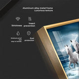 Heaven Horses Premium Acrylic Floating Wall Painting - Decor Smart