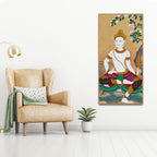 Hindu God Thai Style Art Premium Canvas Wall Painting