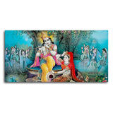 Hindu Lord Radha kishana Wall Painting - Decor Smart