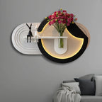 Premium LED Wall Decor with Floral Stand