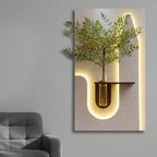 Stylish LED Accent Wall Decor with Soft Ambient Light