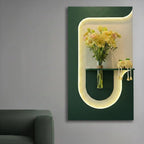 Luxury LED Wall Art Decor with Warm Backlight Design