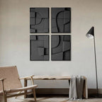 Interlocking Geometry 3D Wall Art Home Decor