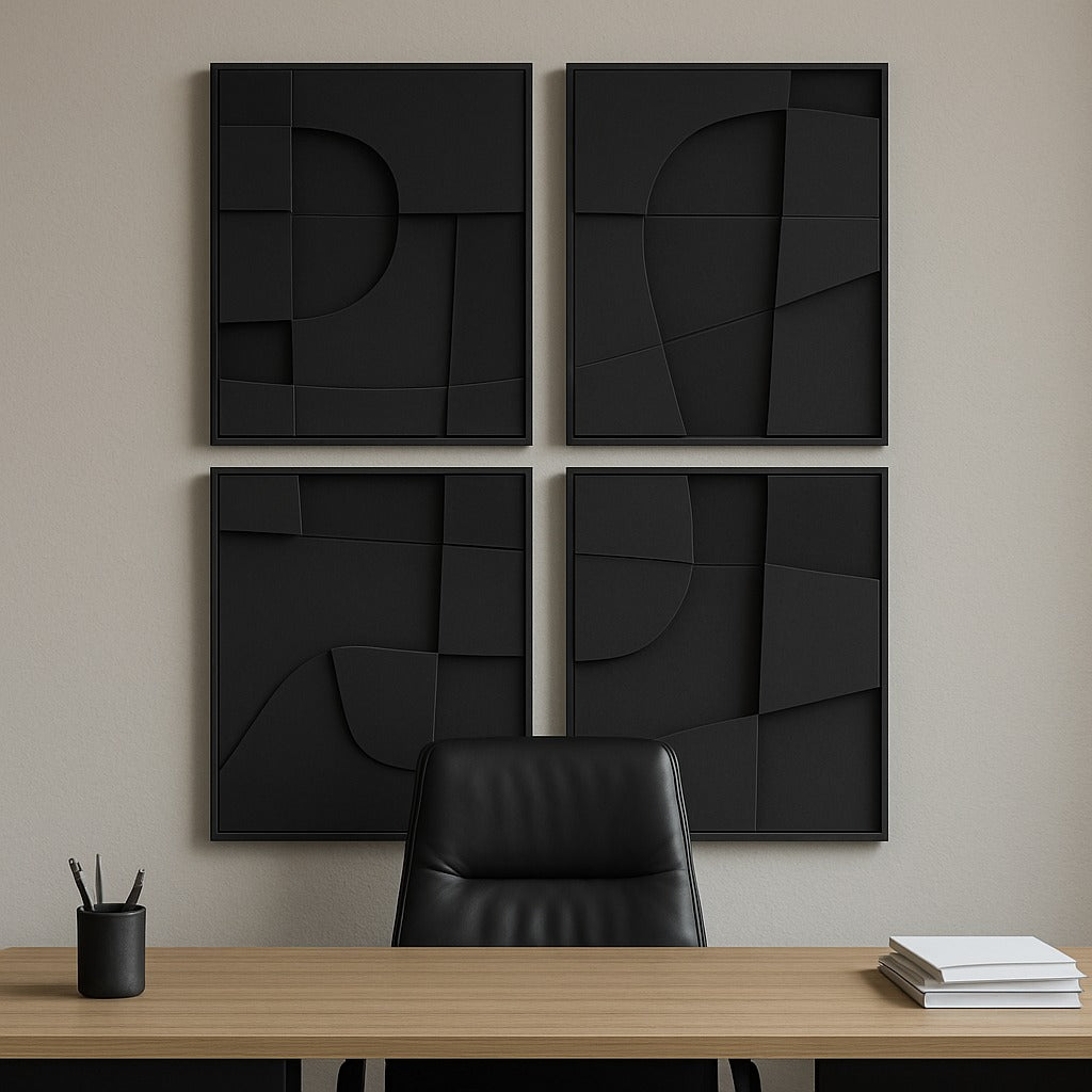 Interlocking Geometry 3D Wall Art Home Decor