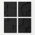 Interlocking Geometry 3D Wall Art Home Decor
