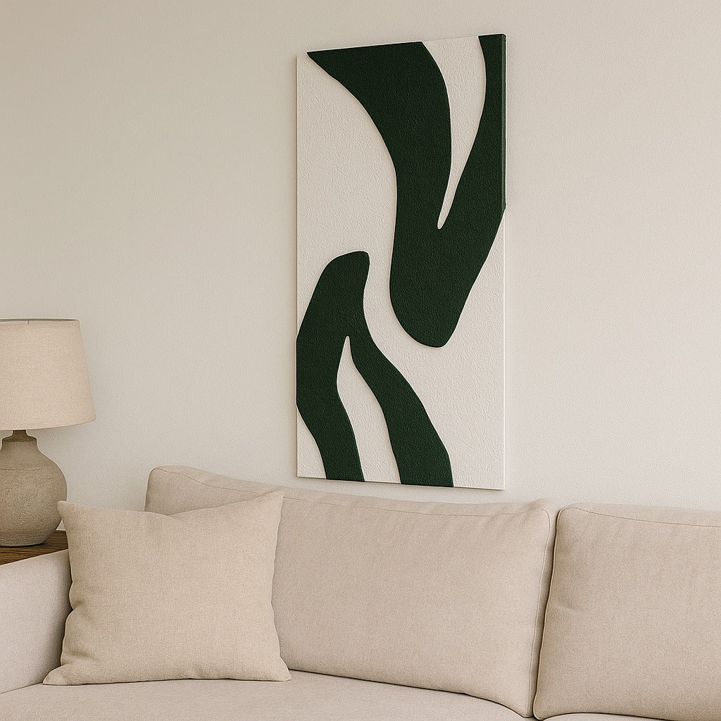 Interwoven Forms 3D Wall Art Home Decor