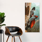 Ivory Billed Woodpecker Canvas Wall Painting For Hall - Decor Smart