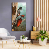 Ivory Billed Woodpecker Canvas Wall Painting For Hall - Decor Smart