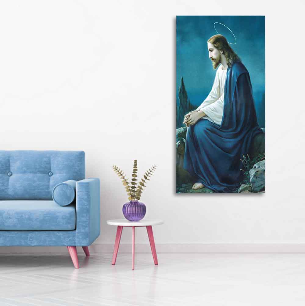 Jesus in the Gethsemane Garden Canvas Wall Painting - Decor Smart