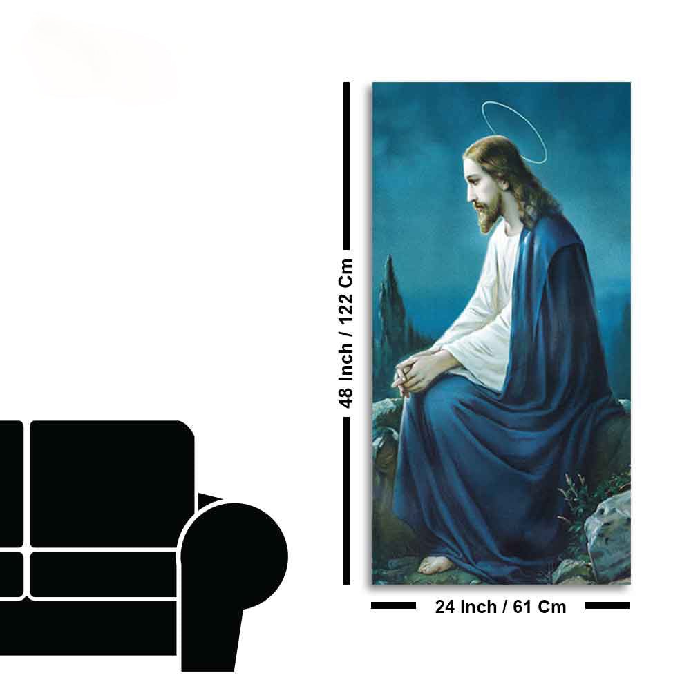 Jesus in the Gethsemane Garden Canvas Wall Painting - Decor Smart