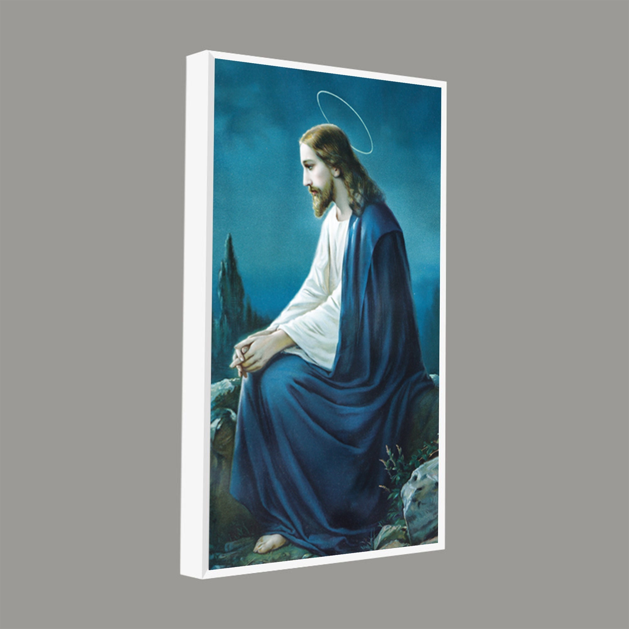 Jesus in the Gethsemane Garden Canvas Wall Painting - Decor Smart