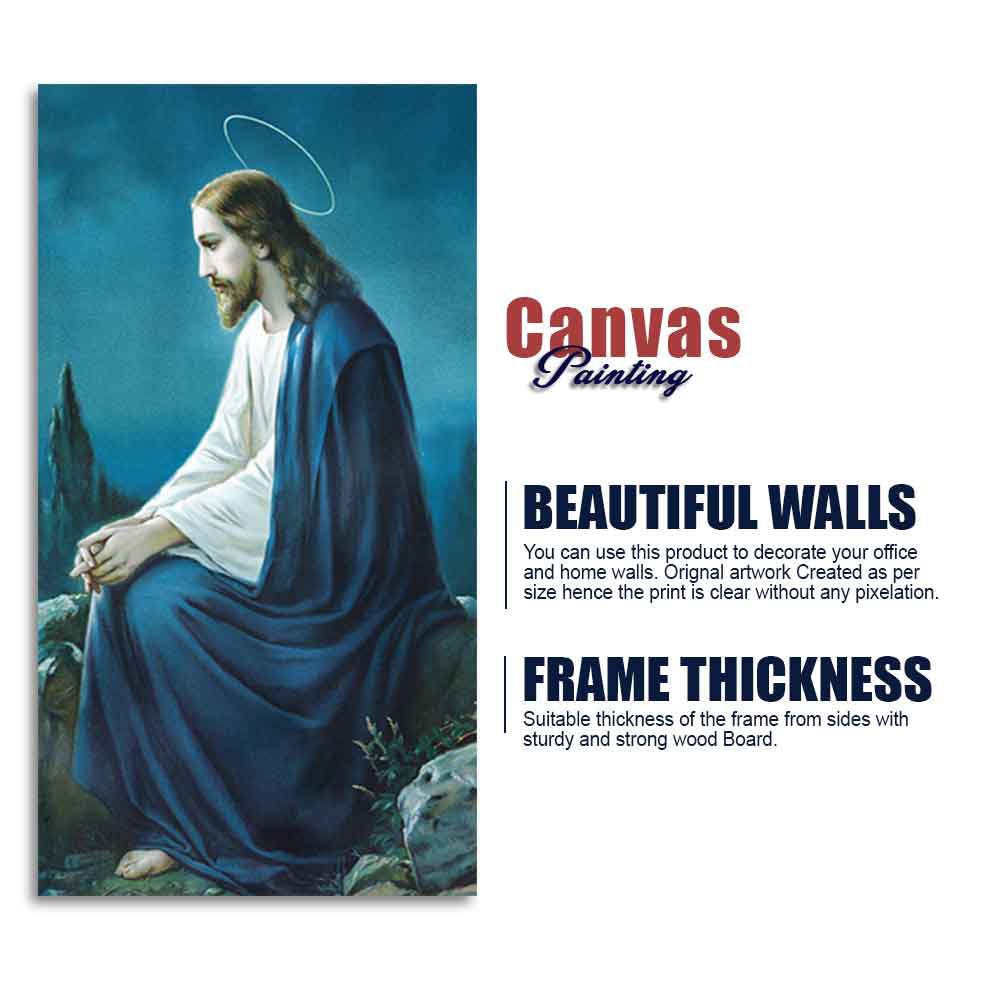 Jesus in the Gethsemane Garden Canvas Wall Painting - Decor Smart