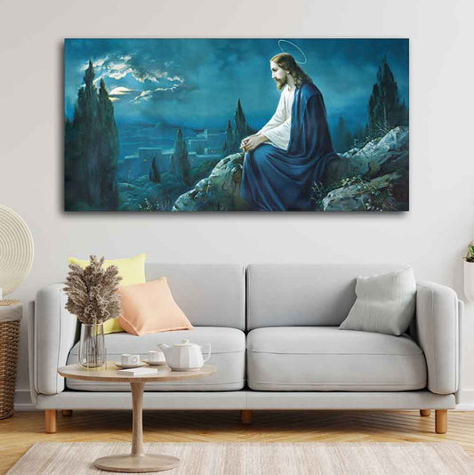 Jesus in the Gethsemane Garden Wall Painting - Decor Smart