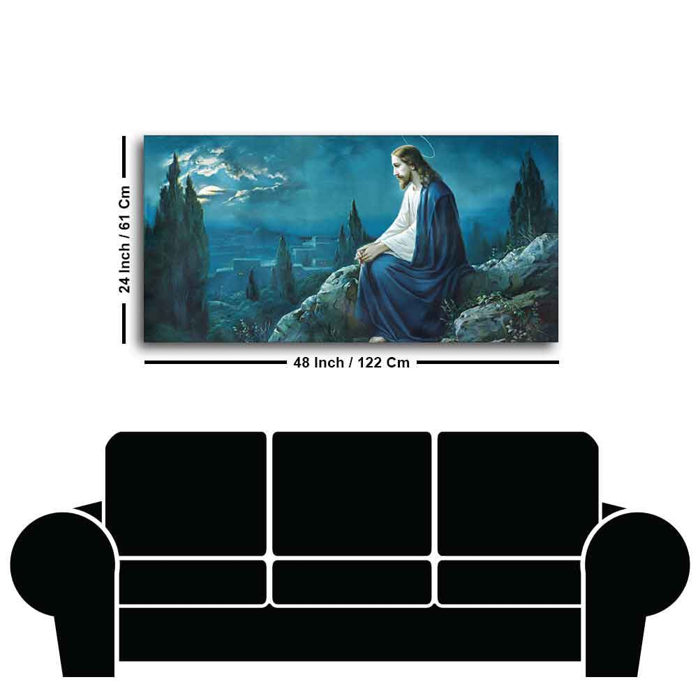Jesus in the Gethsemane Garden Wall Painting - Decor Smart