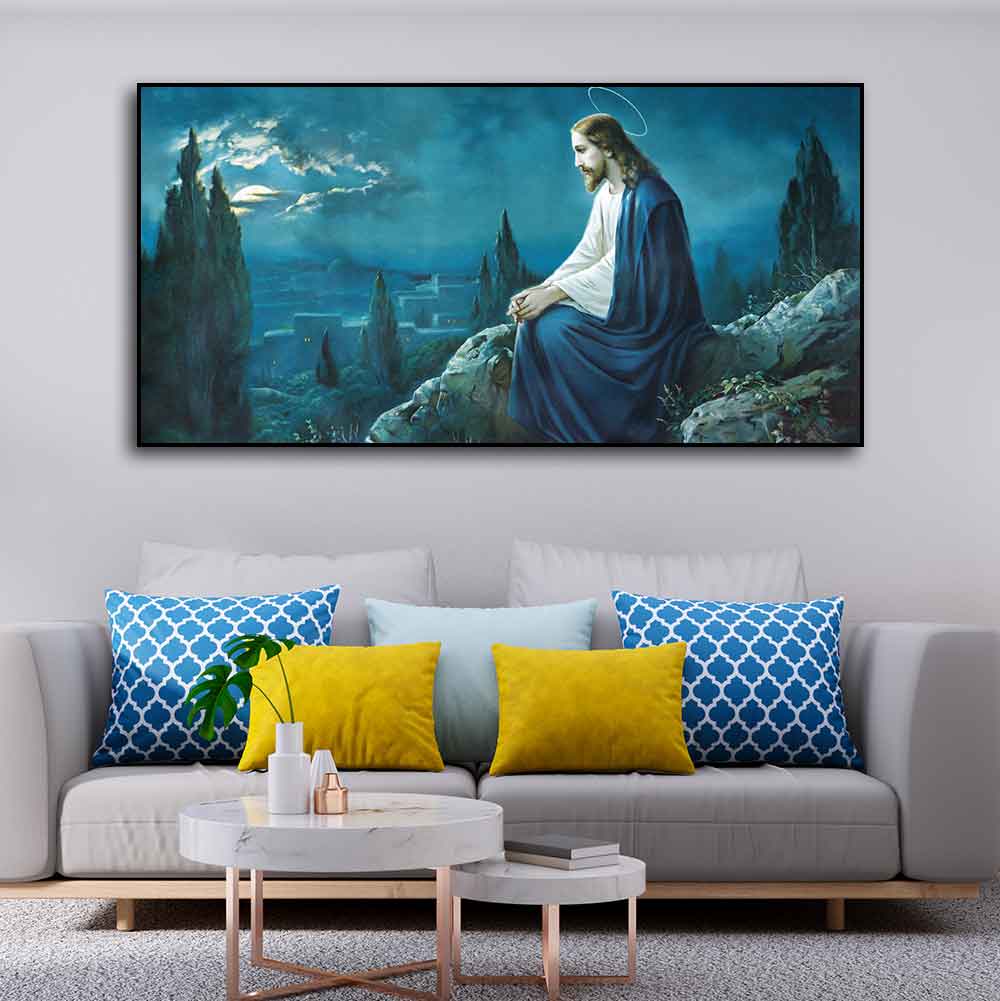 Jesus in the Gethsemane Garden Wall Painting - Decor Smart