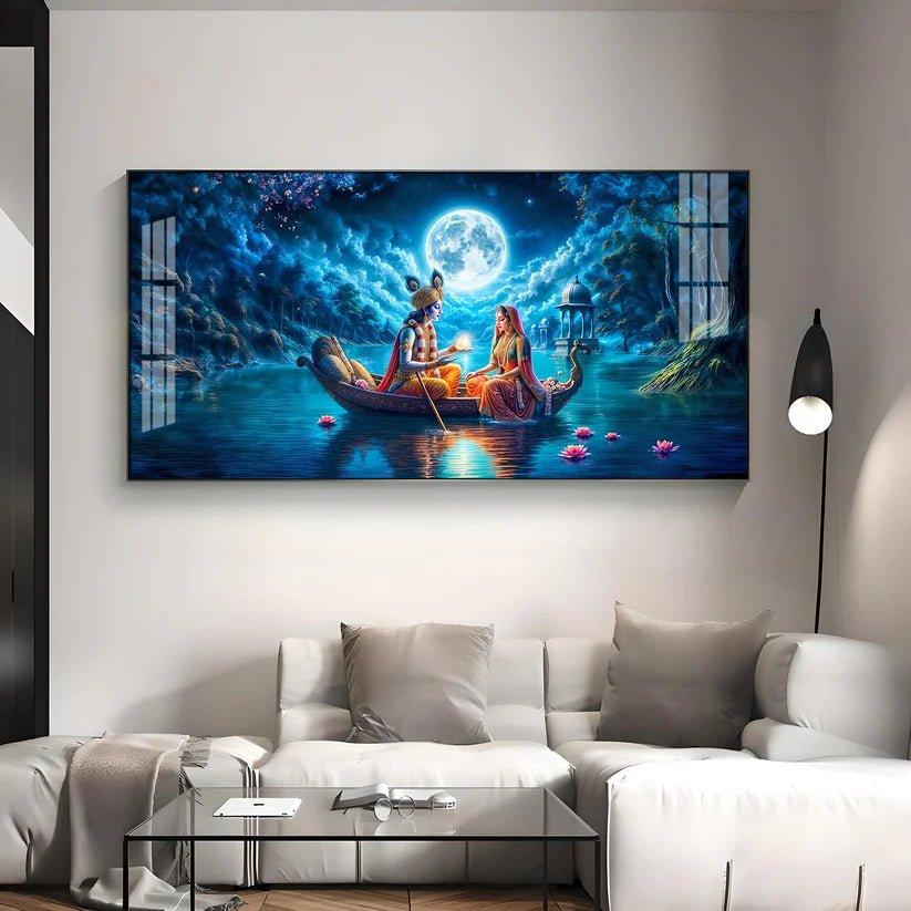 Journey of Love Premium Acrylic Floating Wall Painting - Decor Smart