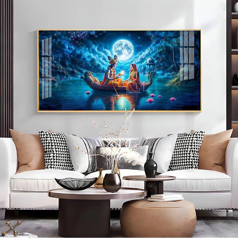 Journey of Love Premium Acrylic Floating Wall Painting - Decor Smart