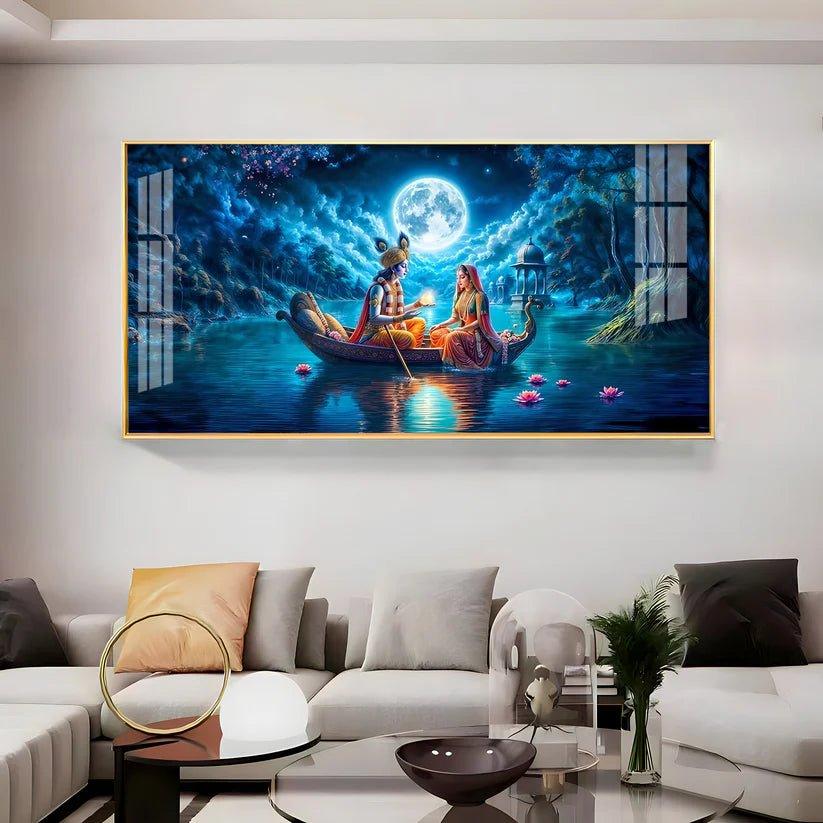 Journey of Love Premium Acrylic Floating Wall Painting - Decor Smart