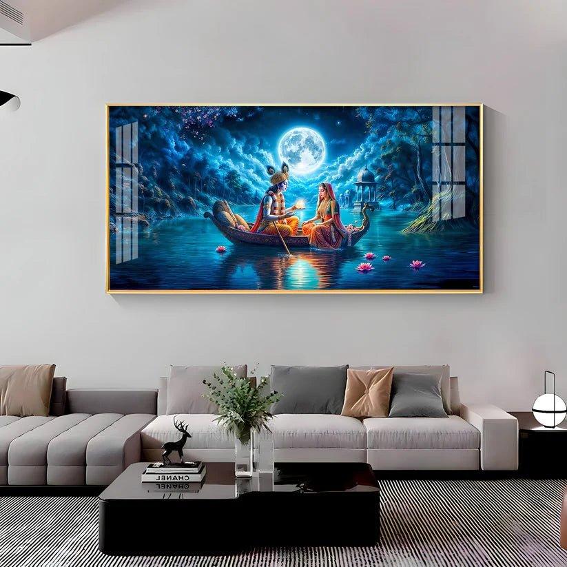 Journey of Love Premium Acrylic Floating Wall Painting - Decor Smart