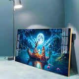 Journey of Love Premium Acrylic Floating Wall Painting - Decor Smart