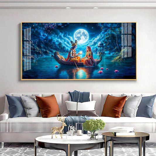Journey of Love Premium Acrylic Floating Wall Painting - Decor Smart