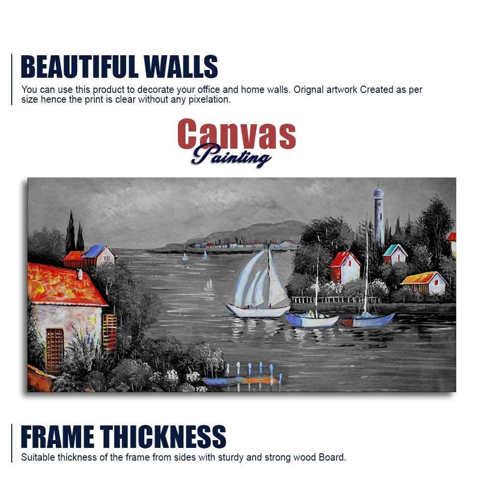 Lake view Nature Scenery Wall Painting - Decor Smart