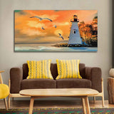 Light House Canvas Wall Painting - Decor Smart