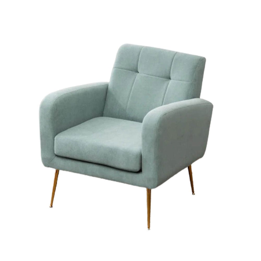 Light Seagreen Design Tufted Luxury Velvet Sofa Lounge Chair - Decor Smart