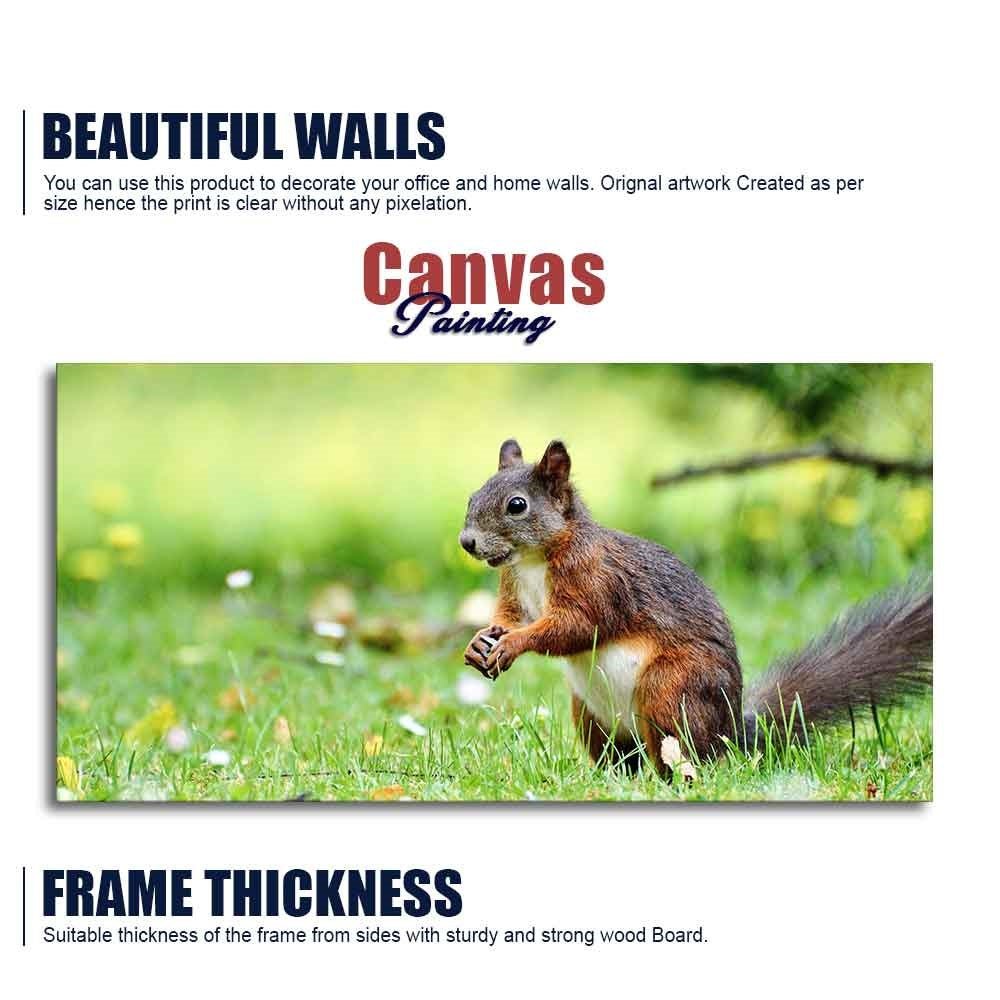Little Squirrel in the Park Premium Wall Painting - Decor Smart