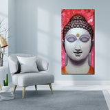 Lord Buddha Portrait Canvas Wall Painting - Decor Smart