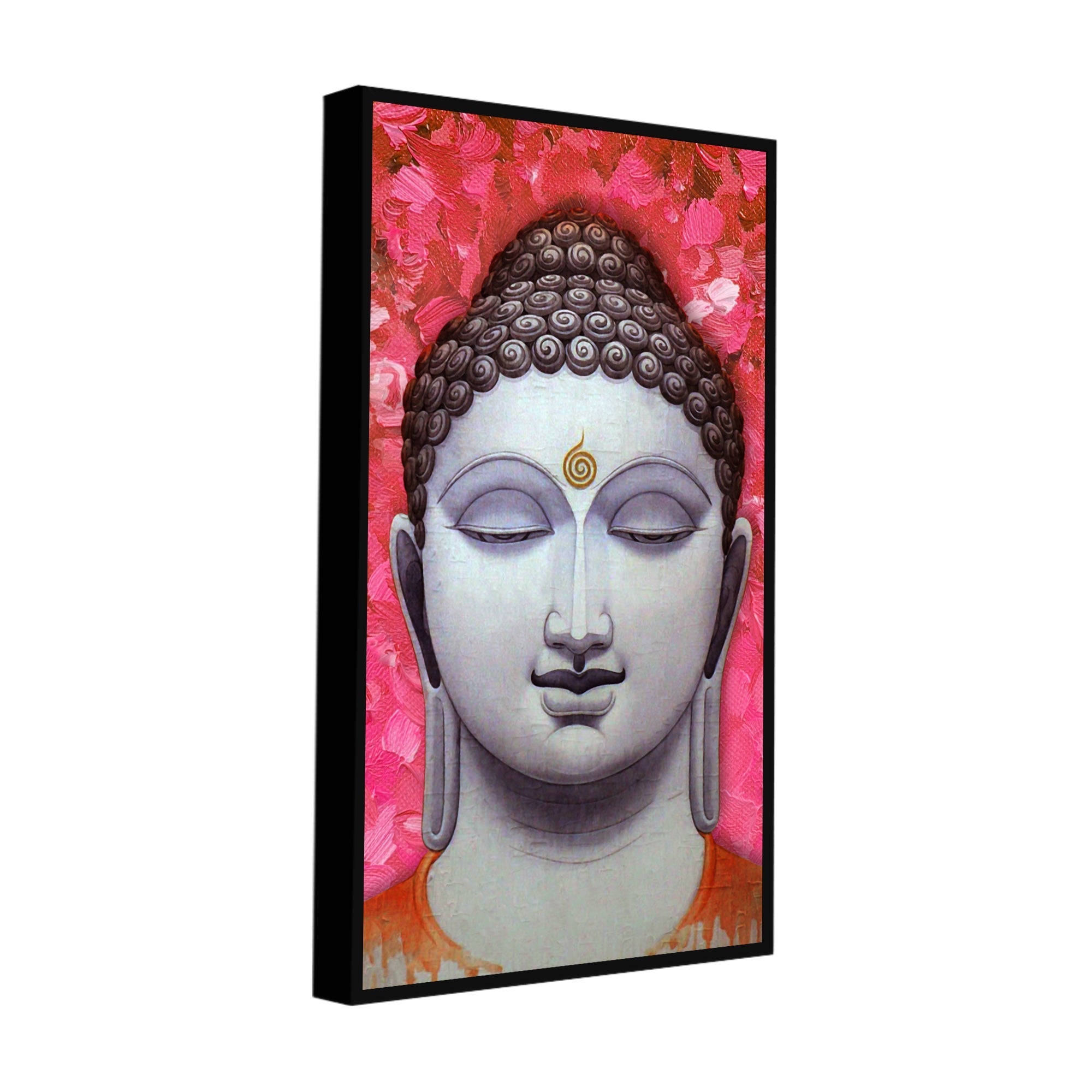 Lord Buddha Portrait Canvas Wall Painting - Decor Smart