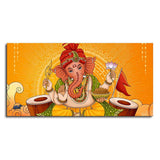 Lord Ganesh Canvas Wall Painting - Decor Smart