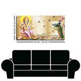 Lord Ganesha and Peacocks Canvas Wall Painting - Decor Smart