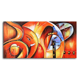 Lord Ganesha Modern Art Premium Wall Painting - Decor Smart
