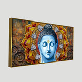 Serene Glow – Lord Gautam Buddha Canvas Wall Painting | Decor Smart