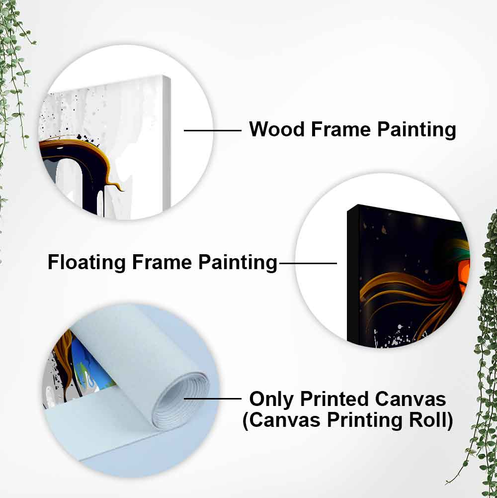 Lord Krishna Playing a Flute Wall Painting - Decor Smart