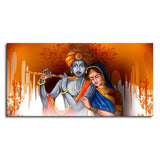 Lord Radha Krishna Beautiful Canvas Wall Painting - Decor Smart