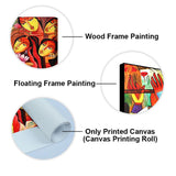 Lord Radha Krishna Decorative Pattern Canvas Big Wall Painting Wall Art - Decor Smart