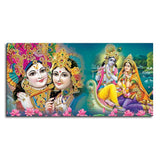Lord Radha Krishna Religious Wall Painting - Decor Smart