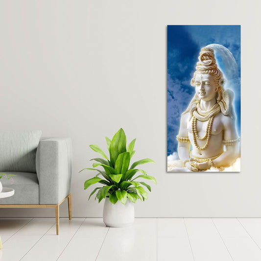 Lord Shiv Shankar Canvas Wall Painting - Decor Smart