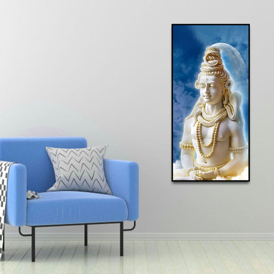Lord Shiv Shankar Canvas Wall Painting - Decor Smart