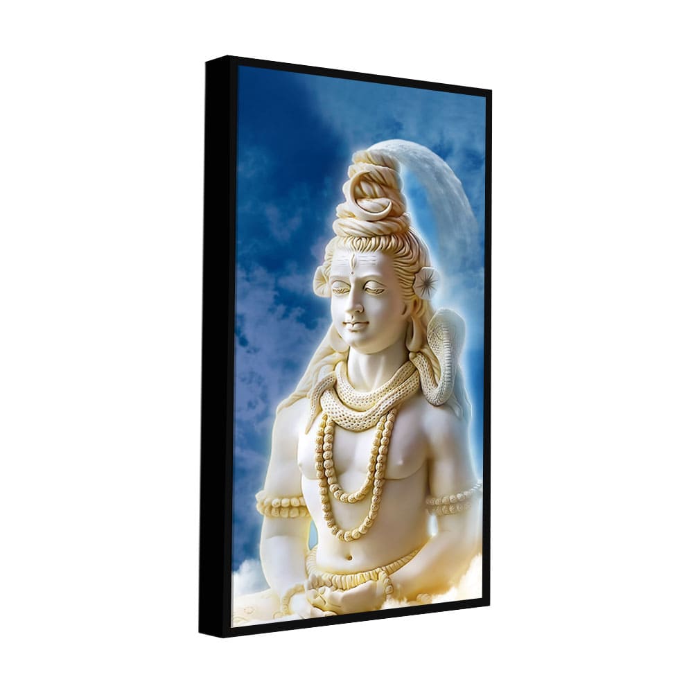 Lord Shiv Shankar Canvas Wall Painting - Decor Smart