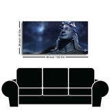 Lord Shiva with Moon on the Head Wall Painting - Decor Smart
